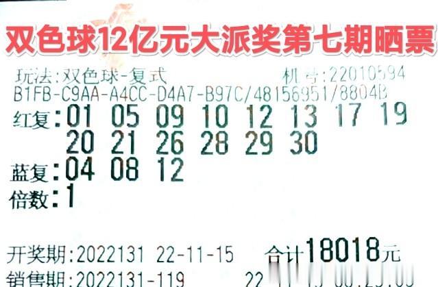 2022114期双色球开奖结果揭晓，幸运数字照亮梦想之路