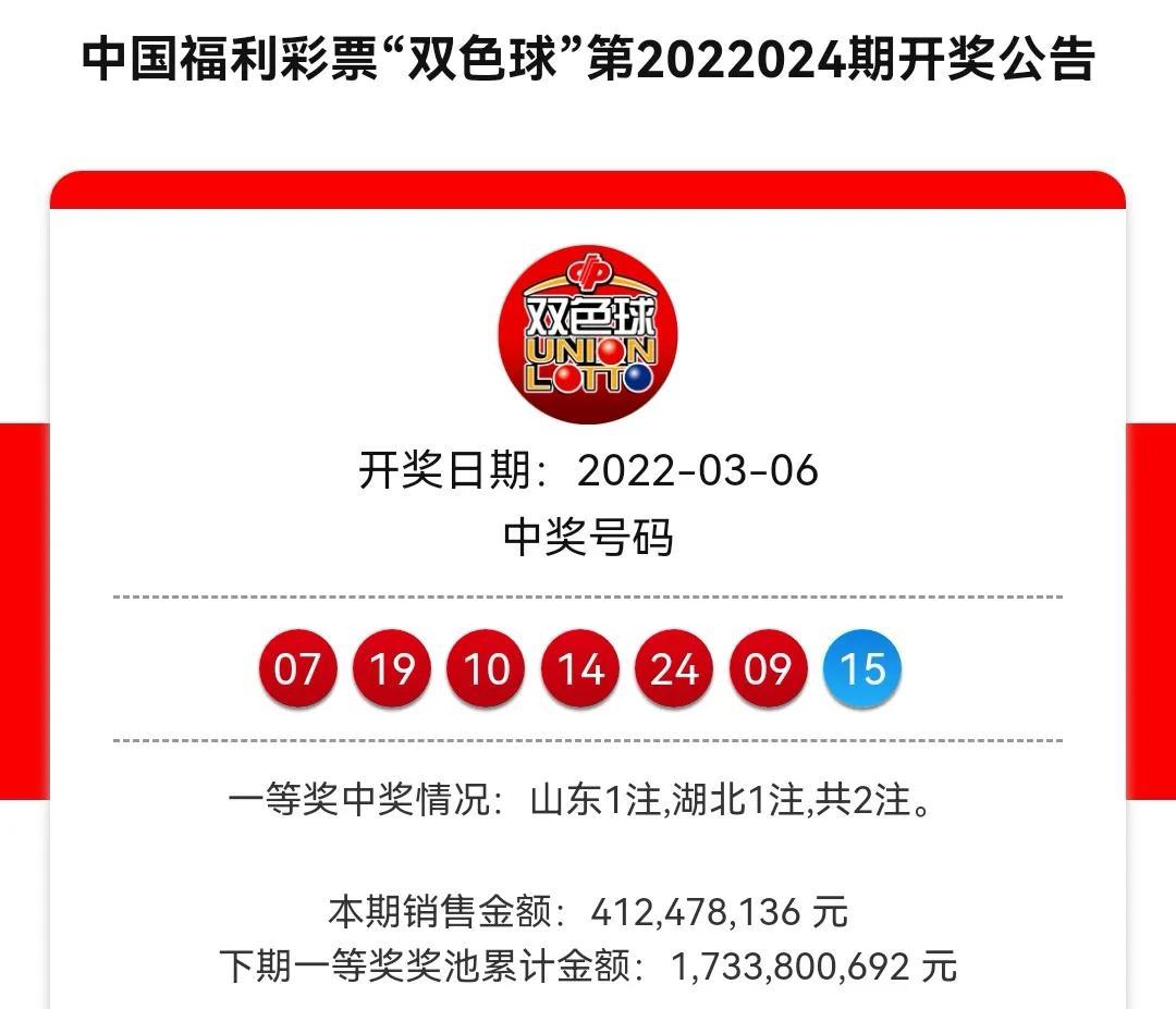 福彩2022024期开奖号码揭秘，数字背后的幸运与希望